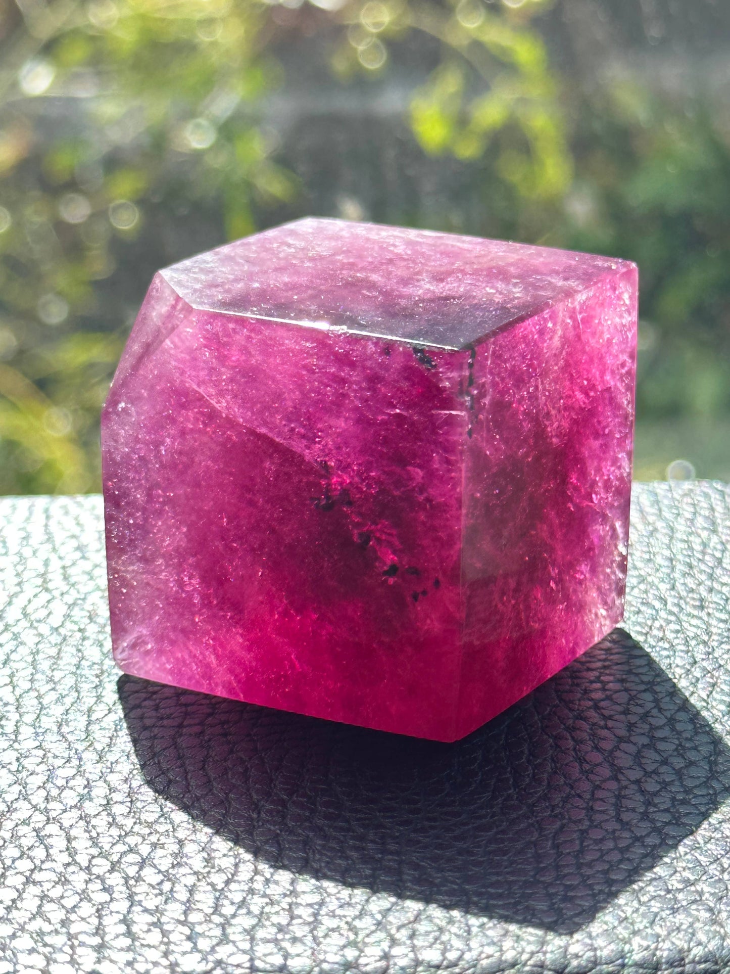 Purple Fluorite Crystal Magic Cube - Crystal Healing for Calmness