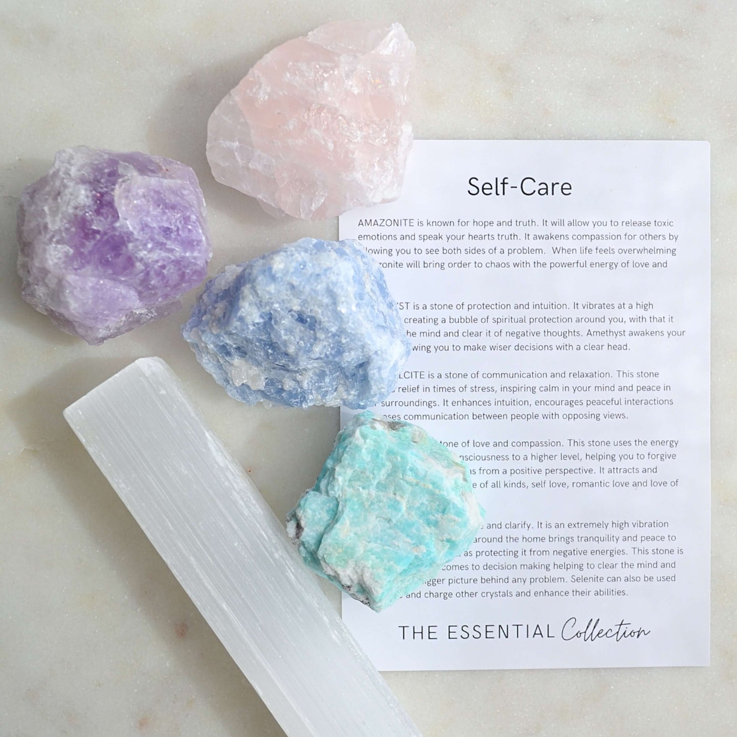 Self-Care Raw Crystal Kit