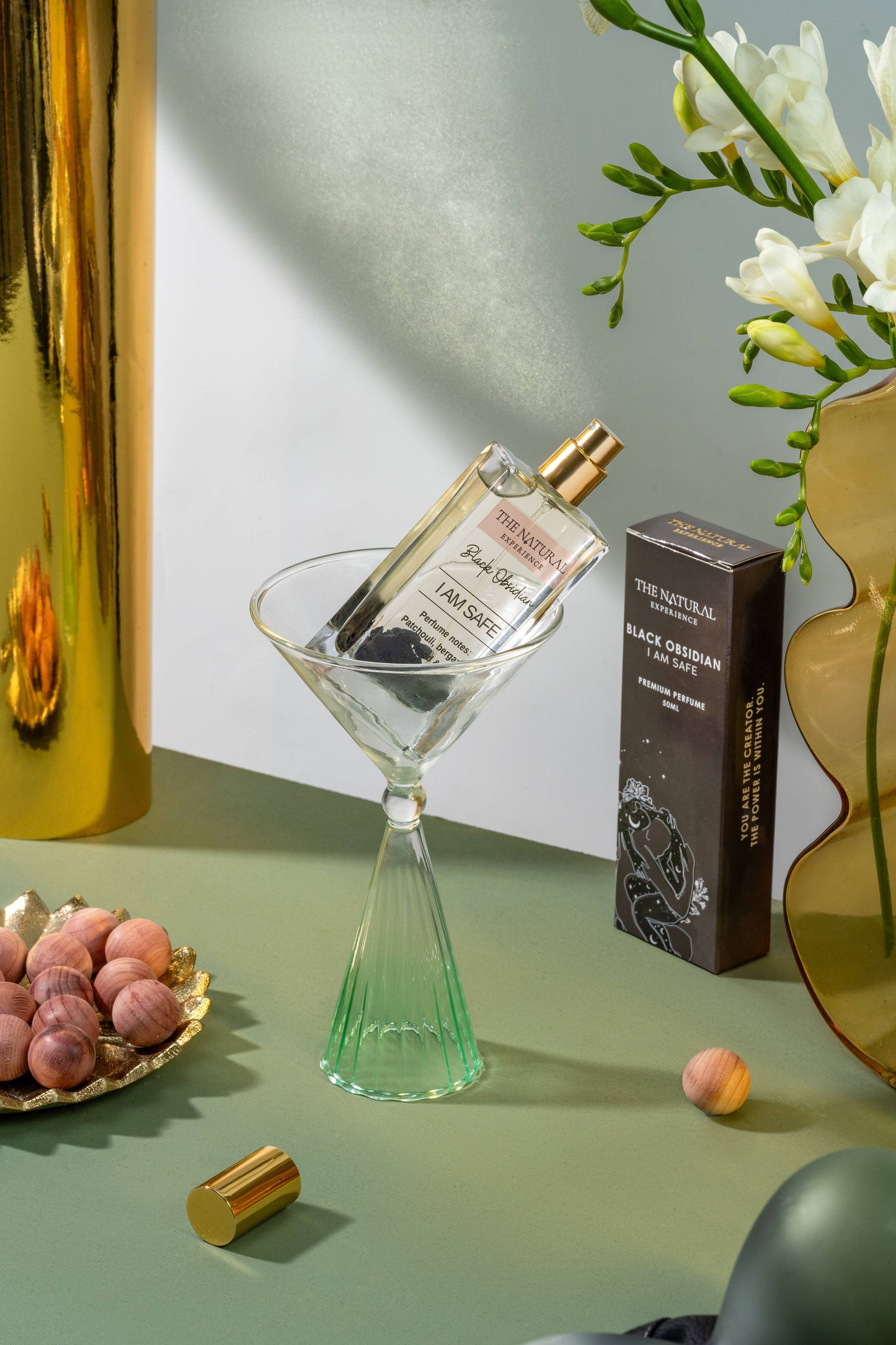 Black Obsidian – I am Safe – Perfume for Protection: 30mL