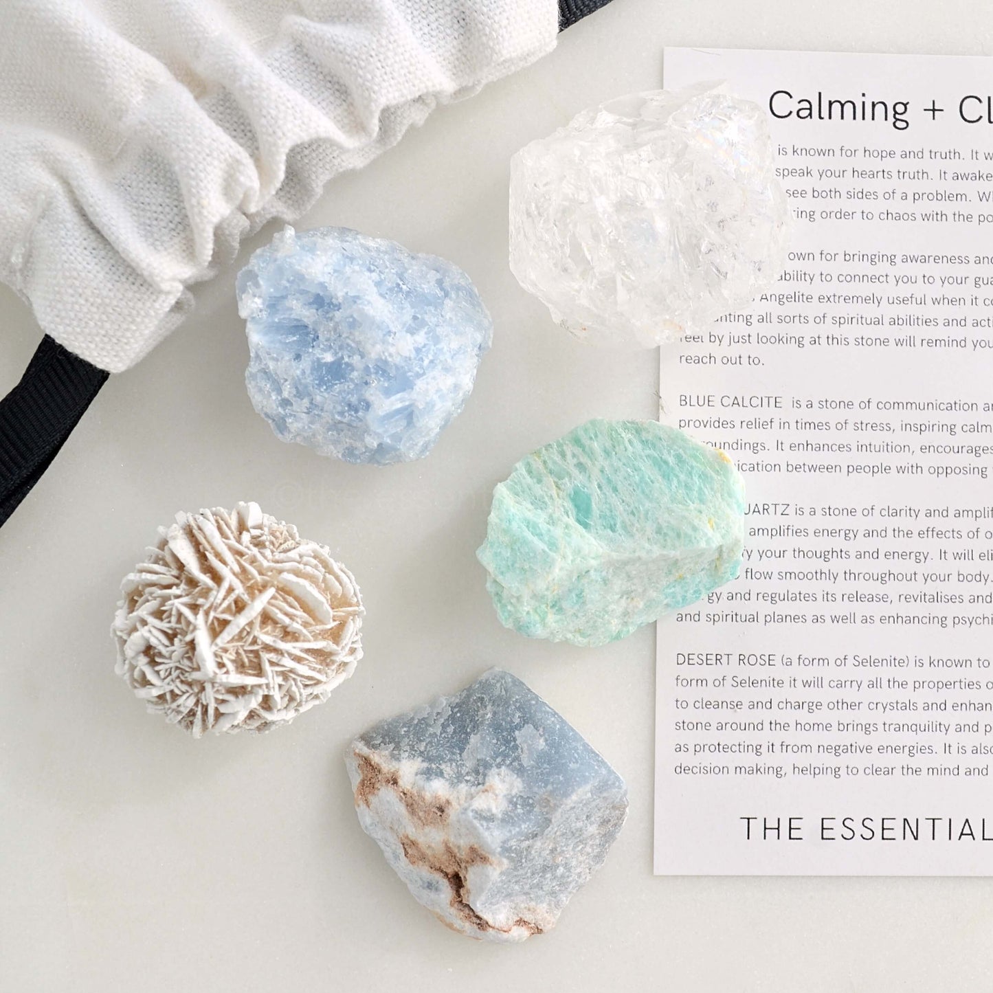 Calming + Clarifying Raw Crystal Kit