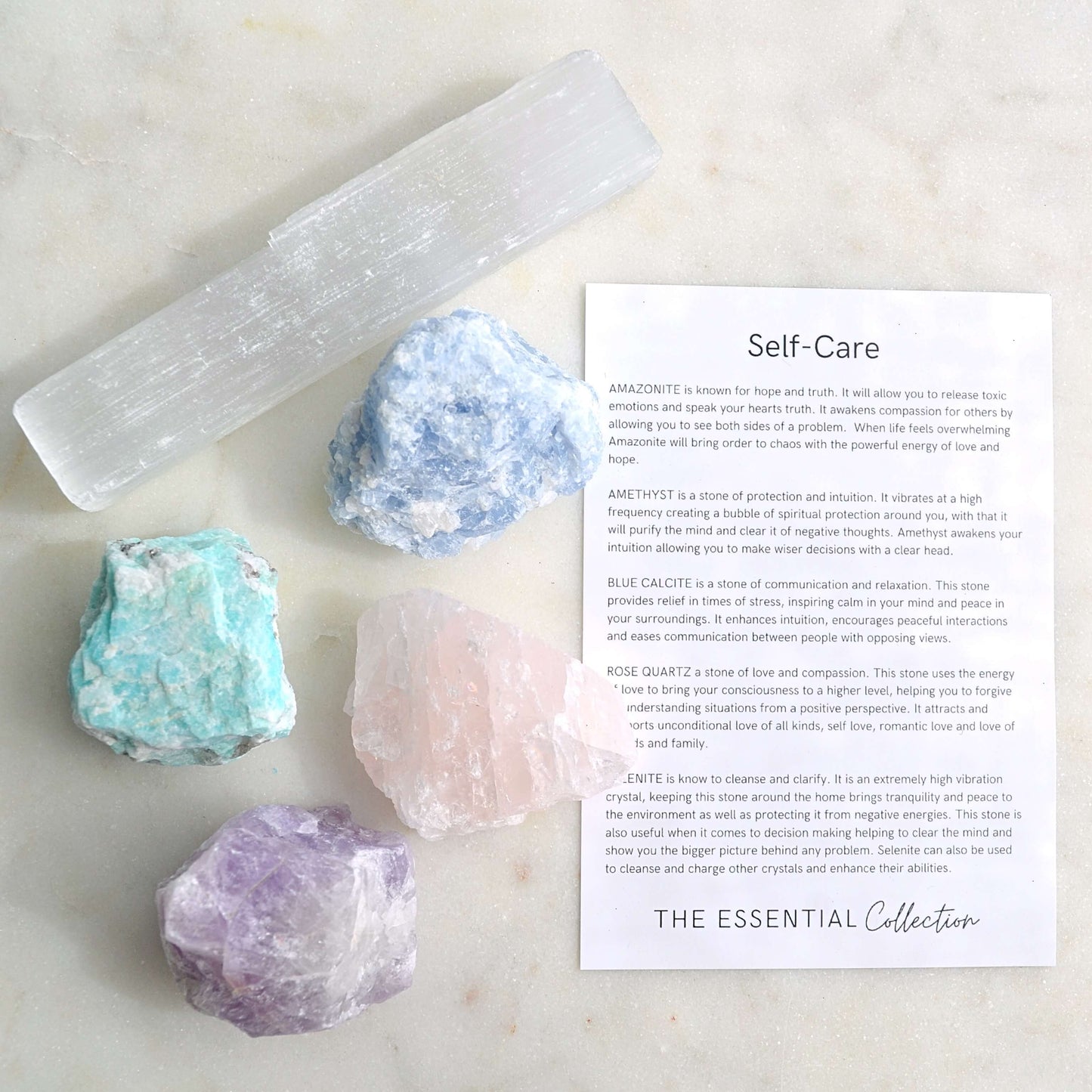 Self-Care Raw Crystal Kit