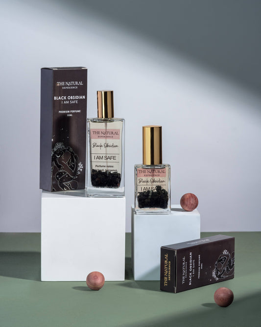 Black Obsidian – I am Safe – Perfume for Protection: 30mL