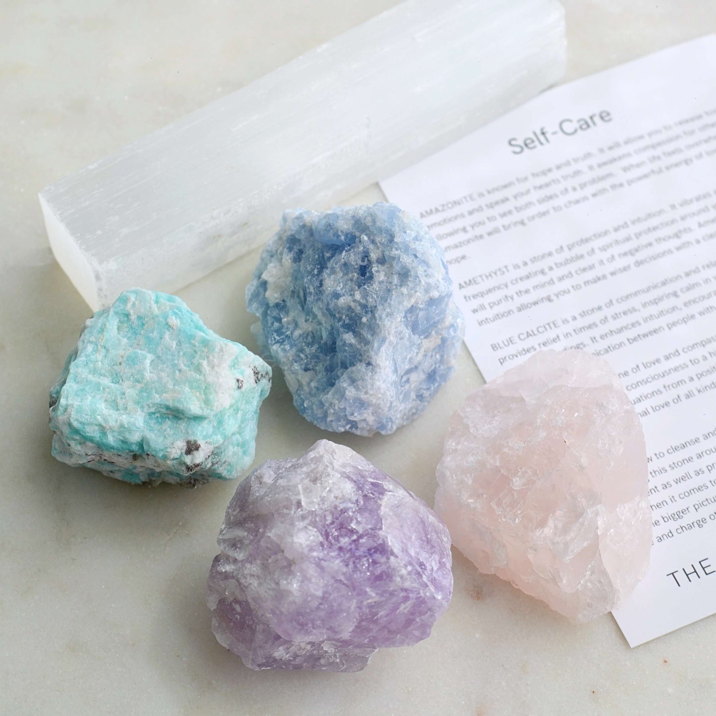 Self-Care Raw Crystal Kit