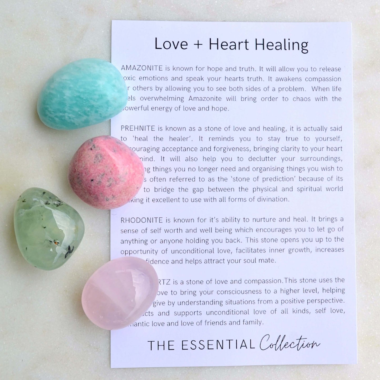 Love + Heart Healing Crystal Kit