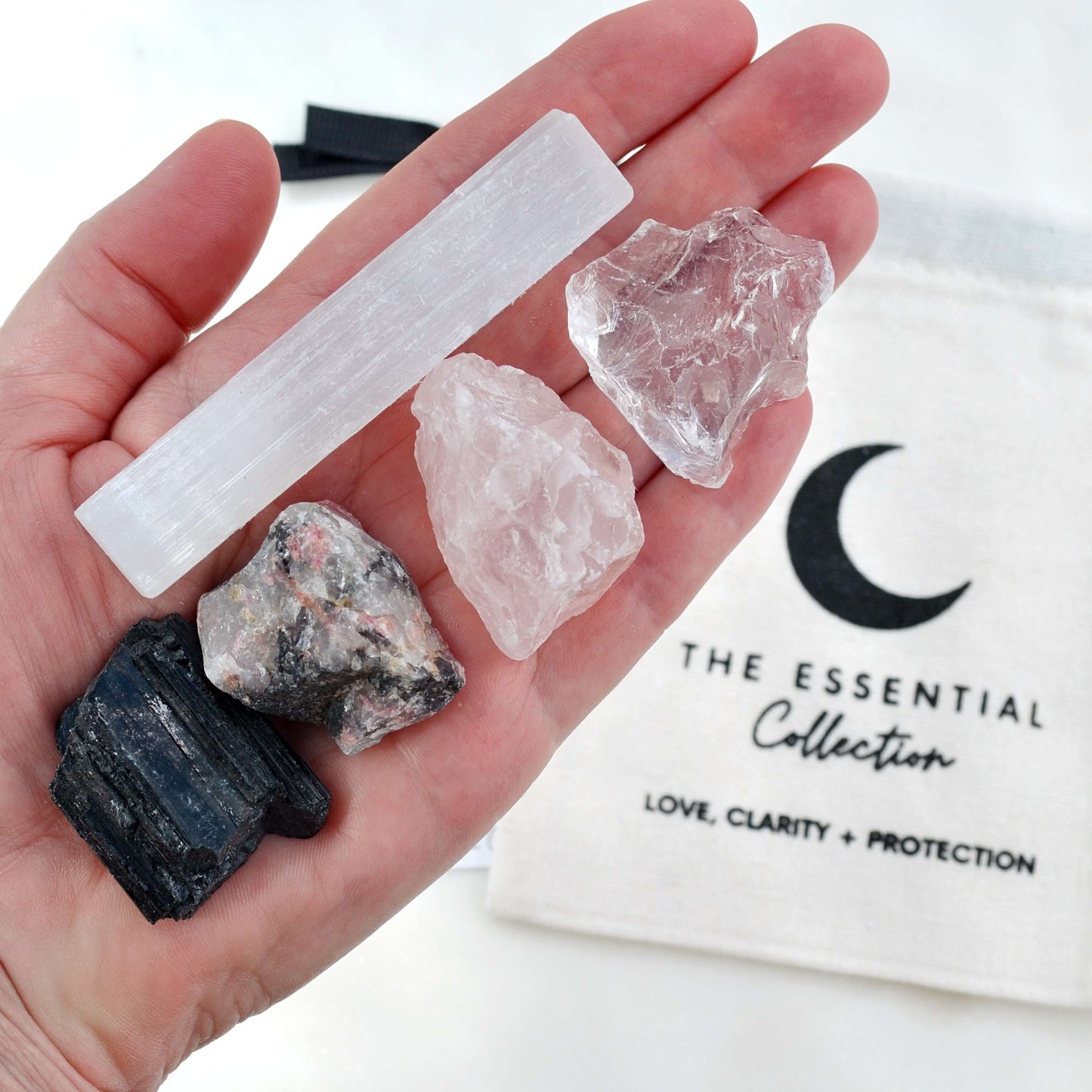 Love, Clarity + Protection Raw Crystal Kit