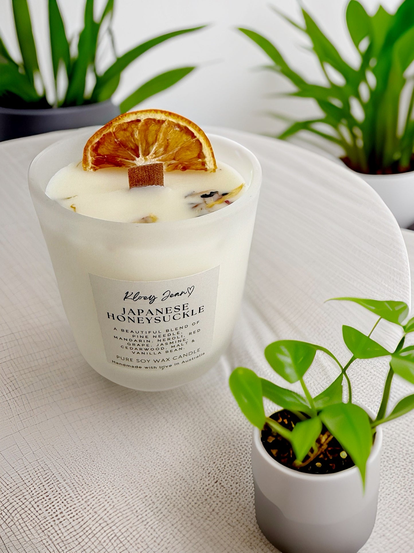100% Pure Soy Wax Candle By Kloey Jean