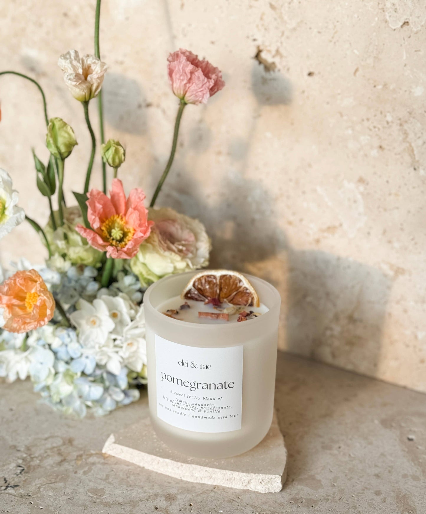 Signature Candle: Pomegranate / Large (48 hour burn time)