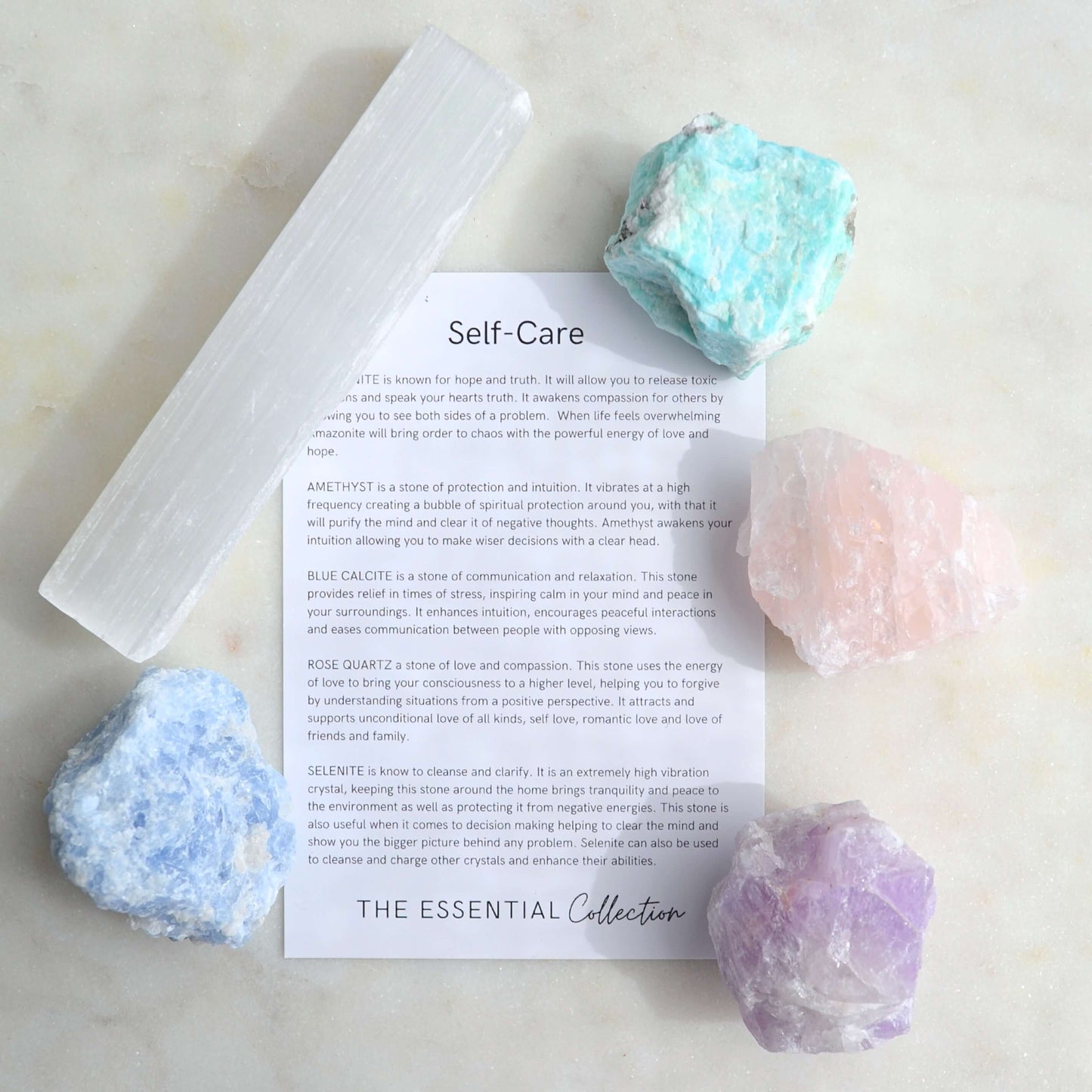 Self-Care Raw Crystal Kit