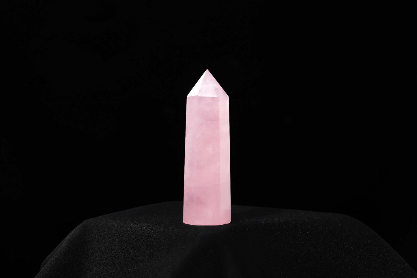 Rose Quart Crystal Tower Point Generator-Love&Relationships