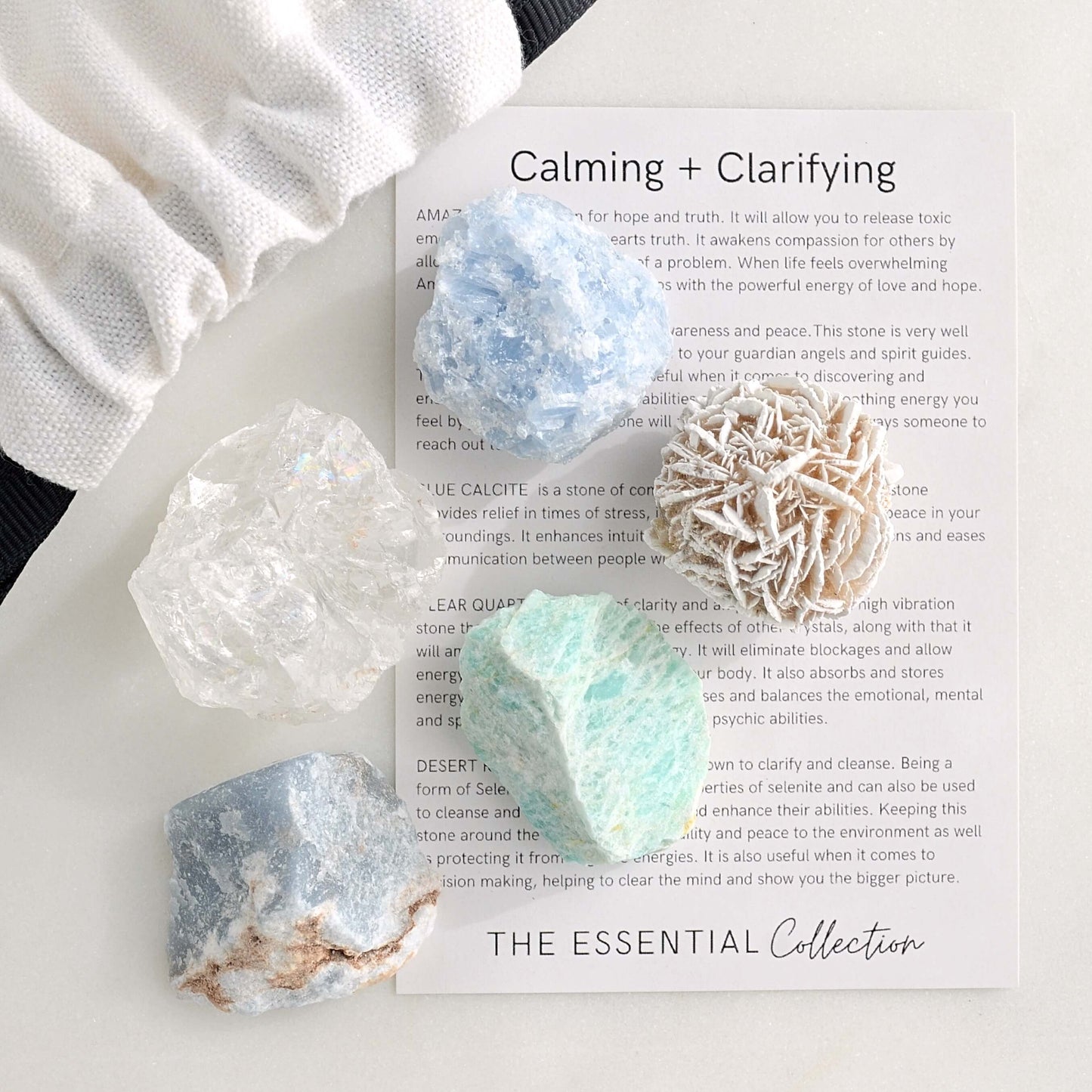 Calming + Clarifying Raw Crystal Kit