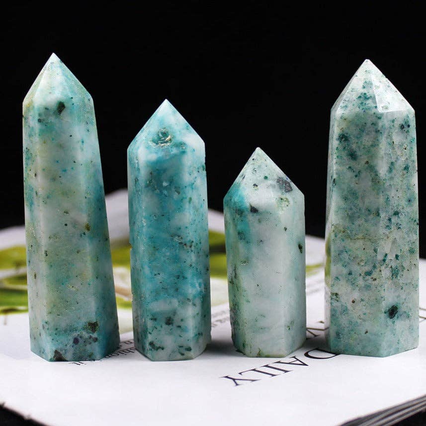 Phoenix Stone Point Tower Generator - Transformation, Rebirth, Healing Crystal, Meditation