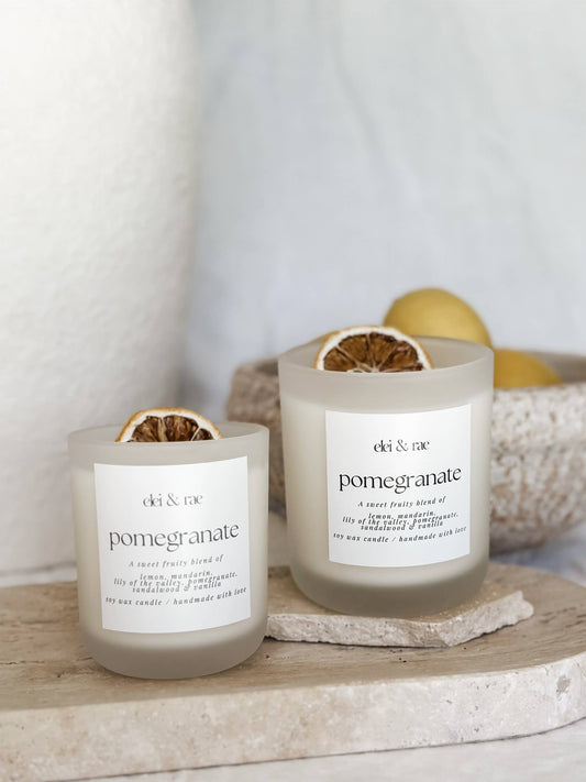 Signature Candle: Small (33 hour burn time) / Pomegranate