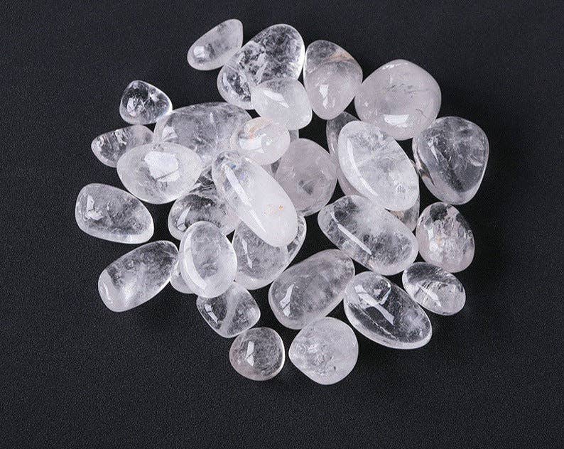 Clear Quartz Crystal Tumbles 100g