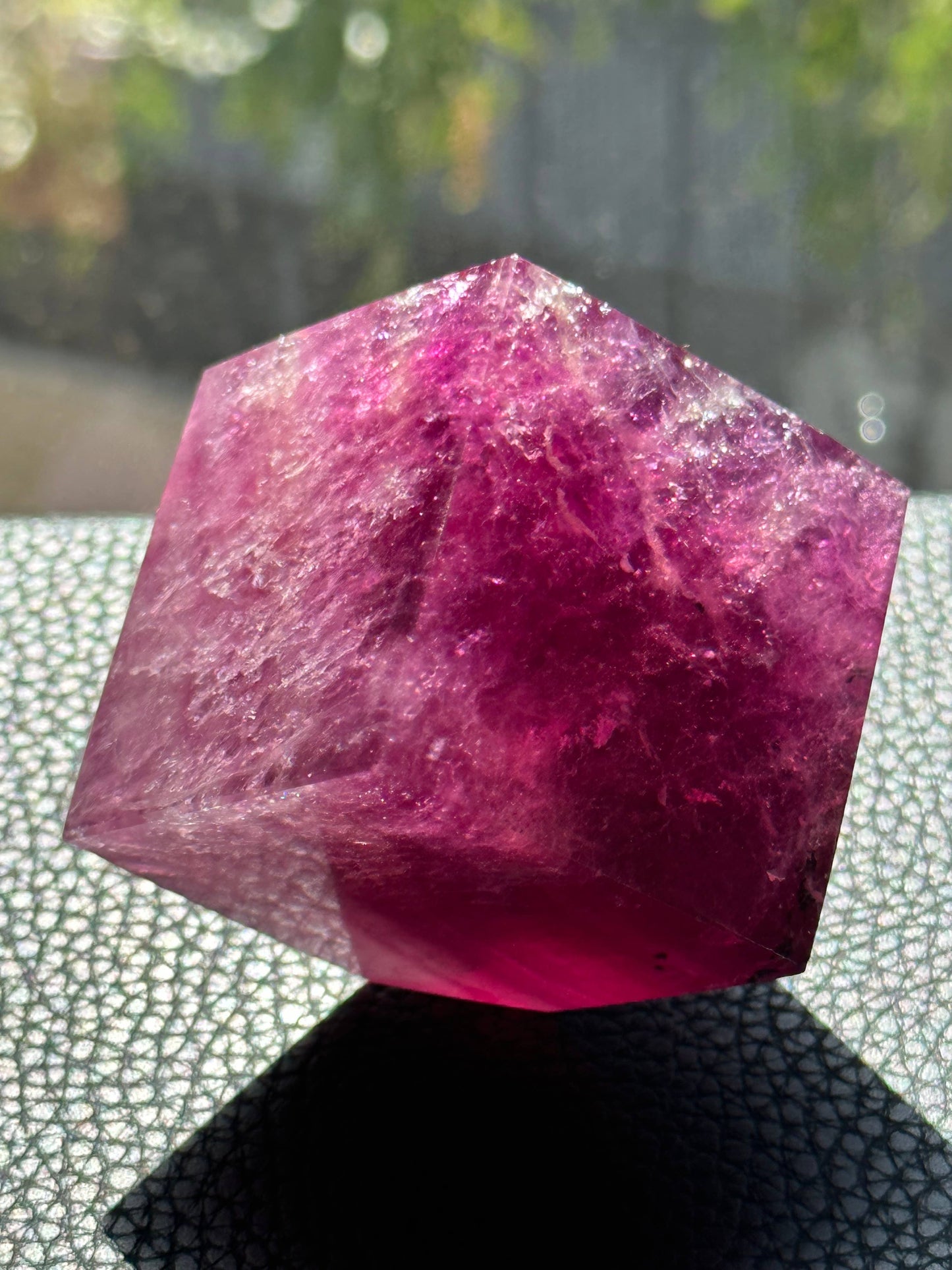 Purple Fluorite Crystal Magic Cube - Crystal Healing for Calmness