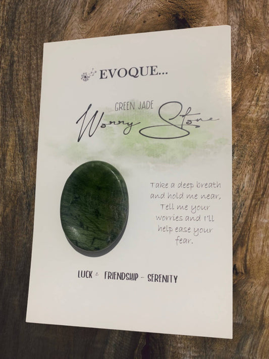 Worry Stone - Green Jade