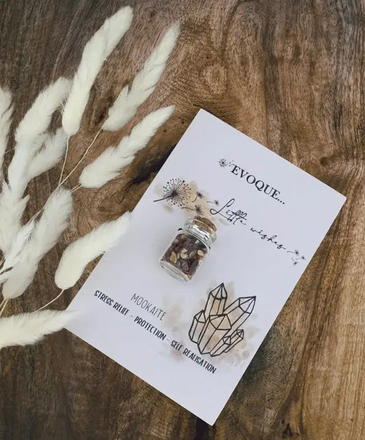 'Little Wishes' Crystal Jars - Mookaite