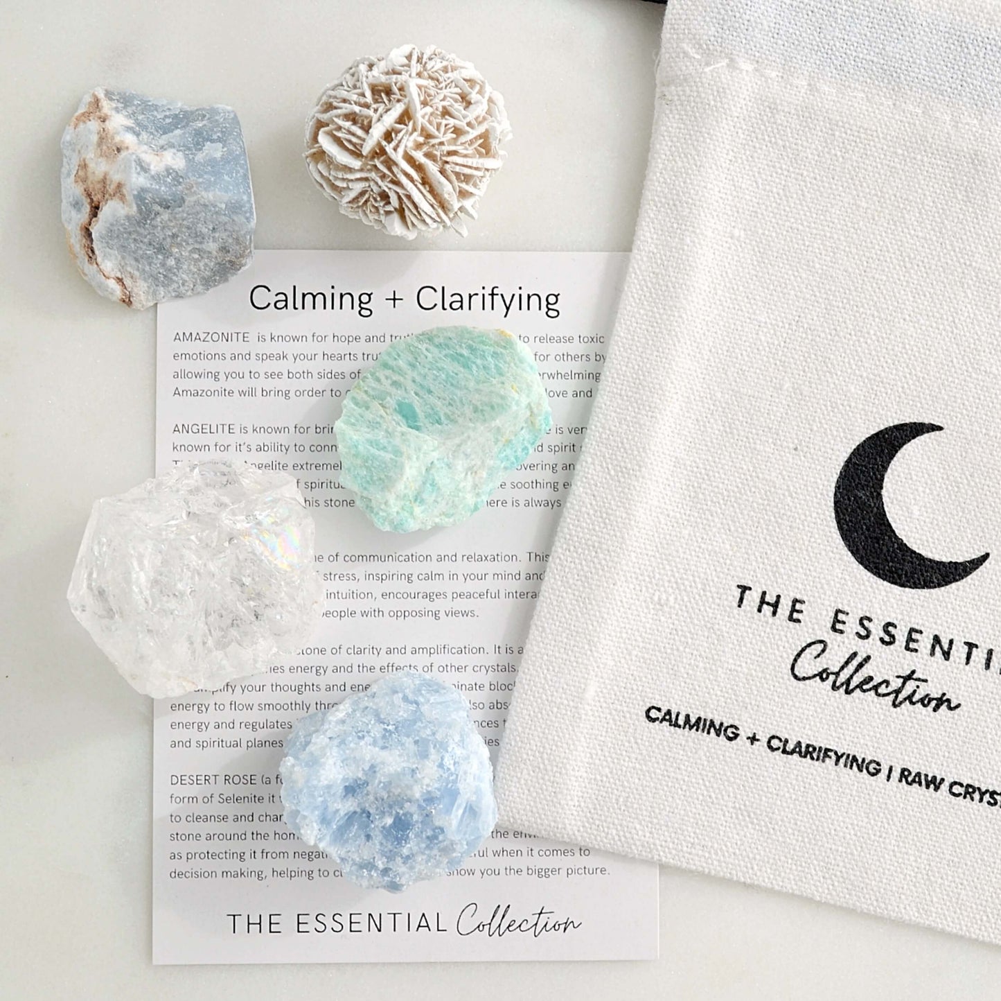 Calming + Clarifying Raw Crystal Kit